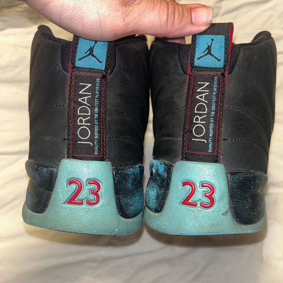 NIKE jordan 12 retro gama blue high top shoes size 10.5 men - Picture 7 of 13